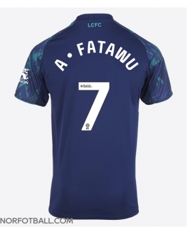 Billige Fotballdrakt Leicester City Issahaku Fatawu #7 Replika Bortedrakt 2025-26 Kortermet Billige Fotballdrakt Leicester City Issahaku Fatawu #7 Replika Bortedrakt 2025-26 Kortermet